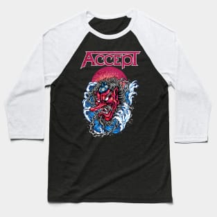 Accept Metal Heart Baseball T-Shirt